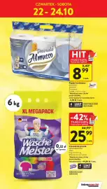 Intermarche gazetka tydzień 43 Strona 9: Proszek do Prania €25,99, Papier toaletowy Almusso Decorato €8,99