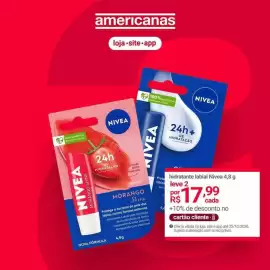 Encarte Lojas Americanas Página 3: Nivea - hidratante labial €17,99