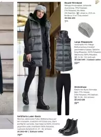 Tchibo Prospekt Seite 11: Gefütterte Leder-Boots €79,99, Stretchhose €19,99