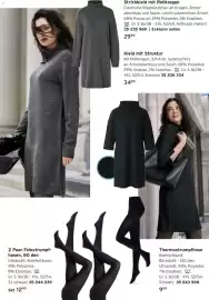 Tchibo Prospekt Seite 23: Strickkleid mit Rollkragen €29,99, 2 Paar Feinstrumpfhosen, 80 den €12,99