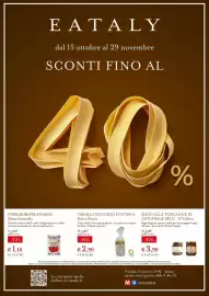 Volantino Eataly Pagina 1: Taralli con olio evo Dolce Bontà €2,90, Ragù alla Toscana e di Cinghiale Il Vallino €3,90