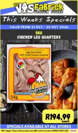 Die Visfabriek catalogue Page 12: Supreme Chicken Leg Quarters with brine based mixture €194,99