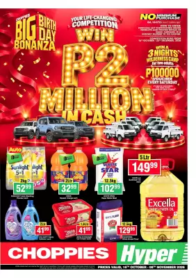 Choppies catalogue (valid until 25-12)