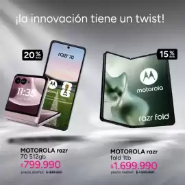 Catálogo Ripley Página 3: Motorola - razr €799.990,00, Motorola - razr fold €1.699.990,00