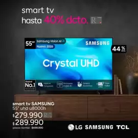 Catálogo Ripley Página 6: Samsung - smart tv 55 uhd u8000h €279.990,00