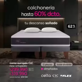 Catálogo Ripley Página 9: Cic - cama europea new ortopedic €319.999,00