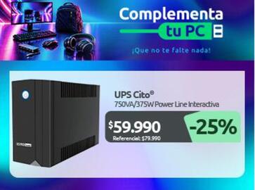 Catálogo PC Factory Página 8: Up - 750va/375w power line interactiva €59.990,00
