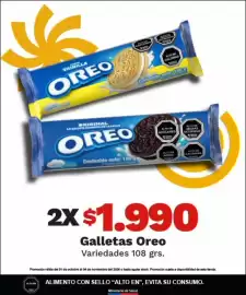 Catálogo OXXO Página 10: Oreo - galletas €1.990,00