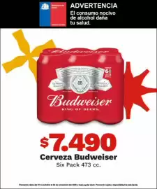 Catálogo OXXO Página 44: Budweiser - cerveza €7.490,00