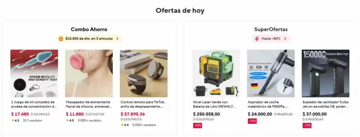 Catálogo AliExpress Página 1