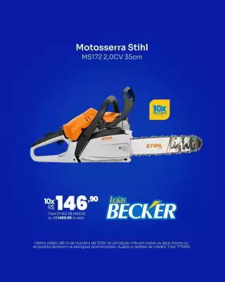 Lojas Becker (válido até 31-10)
