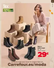 Folleto Carrefour Página 11: Tex bota o botín mujer €29,00
