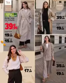 Folleto Carrefour Página 2: 2 MUJER Tex Mary Turial Reversible Mary Turiel NUEVA COLECCIÓN Abrigo largo con cinturón S-XL