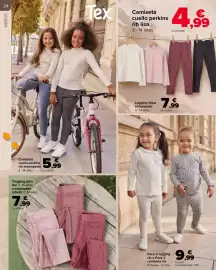 Folleto Carrefour Página 24: Tregging pana €7,99, Pack 2 legging rib o Pack 2 camiseta rib €9,99