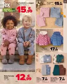 Folleto Carrefour Página 25: Parka estampada €17,99, Set sudadera y jogger €15,99