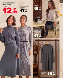 Folleto Carrefour Página 7: Camiseta o falda tacto suave S - 2XL Vestido tacto suave animal print S-2XL 12,99 17.99 La