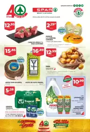 Folleto SPAR Gran Canaria Página 1: Carne de añojo 2ª a para componer €12,95, Papa €12,99