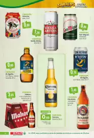 Folleto SPAR Gran Canaria Página 26: San Miguel cerveza especial €0,45, Mahou cinco estrellas €3,55