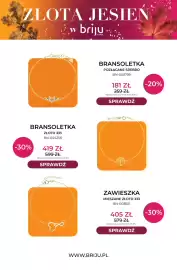 Briju gazetka Strona 6: Bransoletka złoto 333 BN-004256 Briju €419,00, Zawieszka mieszane złoto 333 BN-003501 Briju €405,00
