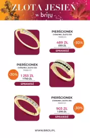 Briju gazetka Strona 7: Pierścionek cyrkonia złoto 333 P0685-101 Briju €1.253,00
