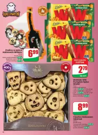Dino gazetka tydzień 43 Strona 10: Wafelek WW Pumpkin Spice €2,79, Praliny w siatce Halloween Millano €6,99