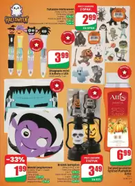Dino gazetka tydzień 43 Strona 11: Tatuaże Halloween €2,99, Maski papierowe €1,99