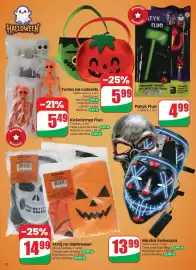 Dino gazetka tydzień 43 Strona 12: Patyk Fluo €4,99, Strój na Halloween €14,99