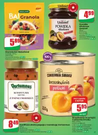 Dino gazetka tydzień 43 Strona 21: Granola BA! Bakalland €5,89, Brzoskwinie w syropie Cukiernia Smaku €5,95