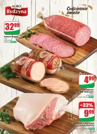 Dino gazetka tydzień 43 Strona 39: Golonka wieprzowa tylna z kością €9,99, Kiełbasa jak słoikowa Agro Rydzyna €4,99