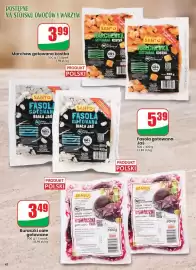 Dino gazetka tydzień 43 Strona 42: Fasola gotowana Jaś Santo €5,39, Buraczki całe gotowane Santo €3,49