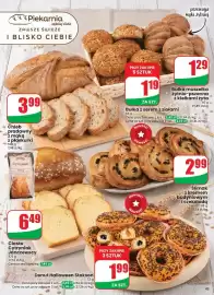 Dino gazetka tydzień 43 Strona 45: Donut Halloween Stokson €1,99, Chleb pradawny z mąką z płaskurki €3,99