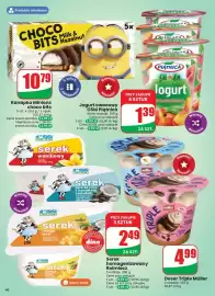 Dino gazetka tydzień 43 Strona 46: Jogurt owocowy OSM Piątnica €1,39, Kanapka Minions choco bits 5-pak €10,79