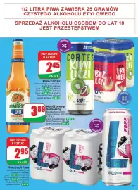 Dino gazetka tydzień 43 Strona 55: Piwo bezalkoholowe Cortes €2,45, Napój piwny Somersby €3,89