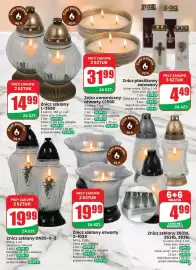 Dino gazetka tydzień 43 Strona 67: Znicz plastikowy zalewany €4,49, Znicz ceramiczny otwarty C1500 €31,99