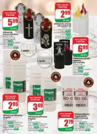 Dino gazetka tydzień 43 Strona 70: Wkład parafinowy Angela €2,95, Wkład do znicza LED Subito S9 €2,99