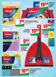 Dino gazetka tydzień 43 Strona 77: Ścierki z mikrofibry z enzymami Pro Clean Vileda €10,99