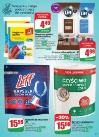 Dino gazetka tydzień 43 Strona 87: Magiczna gąbka Jan Niezbędny €4,49, Kapsułki do zmywarki Liff €15,99