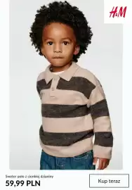 H&M gazetka tydzień 43 Strona 8: Sweter polo z cienkiej dzianiny H & M €59,99