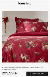 Home&You gazetka Strona 10: Komplet pościeli z bawełny satynowej Verida 200x220 cm z 2 poszewkami 70x80 cm home & you €299,99