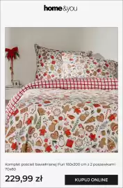 Home&You gazetka Strona 8: Komplet pościeli bawełnianej Puri 160x200 cm z 2 poszewkami 70x80 home & you €229,99