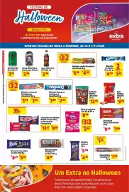 Encarte Mercado Extra Página 1: Fanta ghost face punch €2,99, Coca-cola zero €2,49