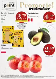 Market Point gazetka Strona 1: Jabłka polskie €2,49, Awokado Hass €4,49