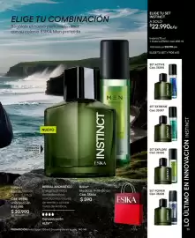 Catálogo Ésika Página 35: Instinct €20.990,00, Set extreme €39,99