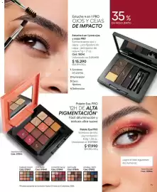 Catálogo Ésika Página 75: Suave - paleta eye pro €17.990,00, Estuche 4 en 1 para ojos y cejas pro €15.290,00