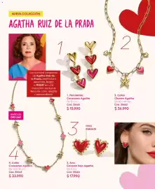 Catálogo Ésika Página 99: Fino esmalte €17.990,00, Corazones agatha €15.990,00