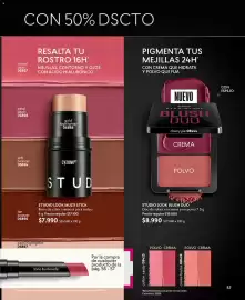 Catálogo Cyzone Página 57: Duo - stubio block plush €8.990,00, Gold - studio look multi stick €7.990,00