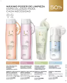 Catálogo L'Bel Página 55: 120 - máxima limpieza + exfoliación €8.990,00, Esential agua micel efecto antiedad €8.990,00