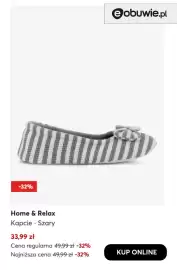 Eobuwie gazetka tydzień 43 Strona 4: Kapcie szary Home & Relax €33,99