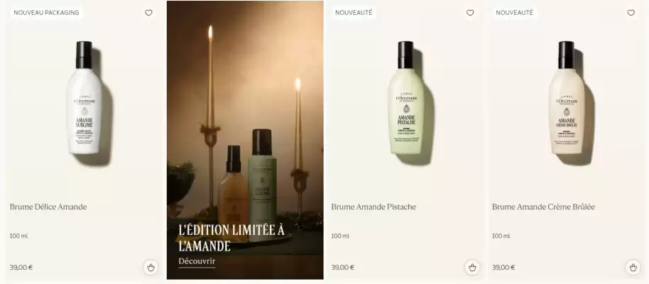 L'Occitane (valable jusqu'au 28-10)