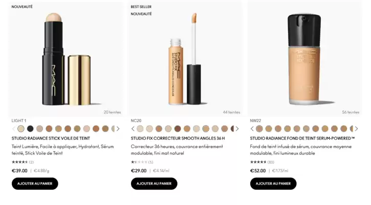 MAC Cosmetics (valable jusqu'au 28-10)